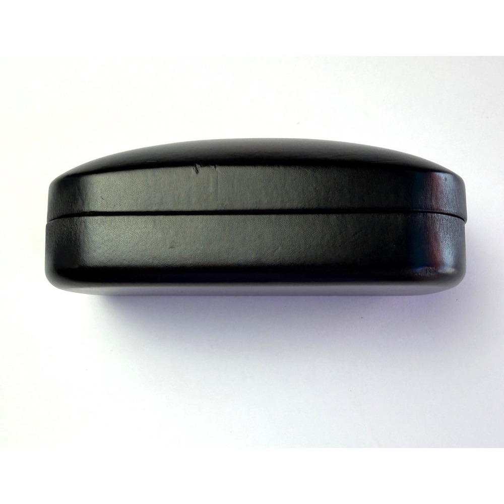 Coach Black Hard Clamshell Sunglasses Eyeglasses Case Logo Designer Minimalist L - Picture 2 of 9